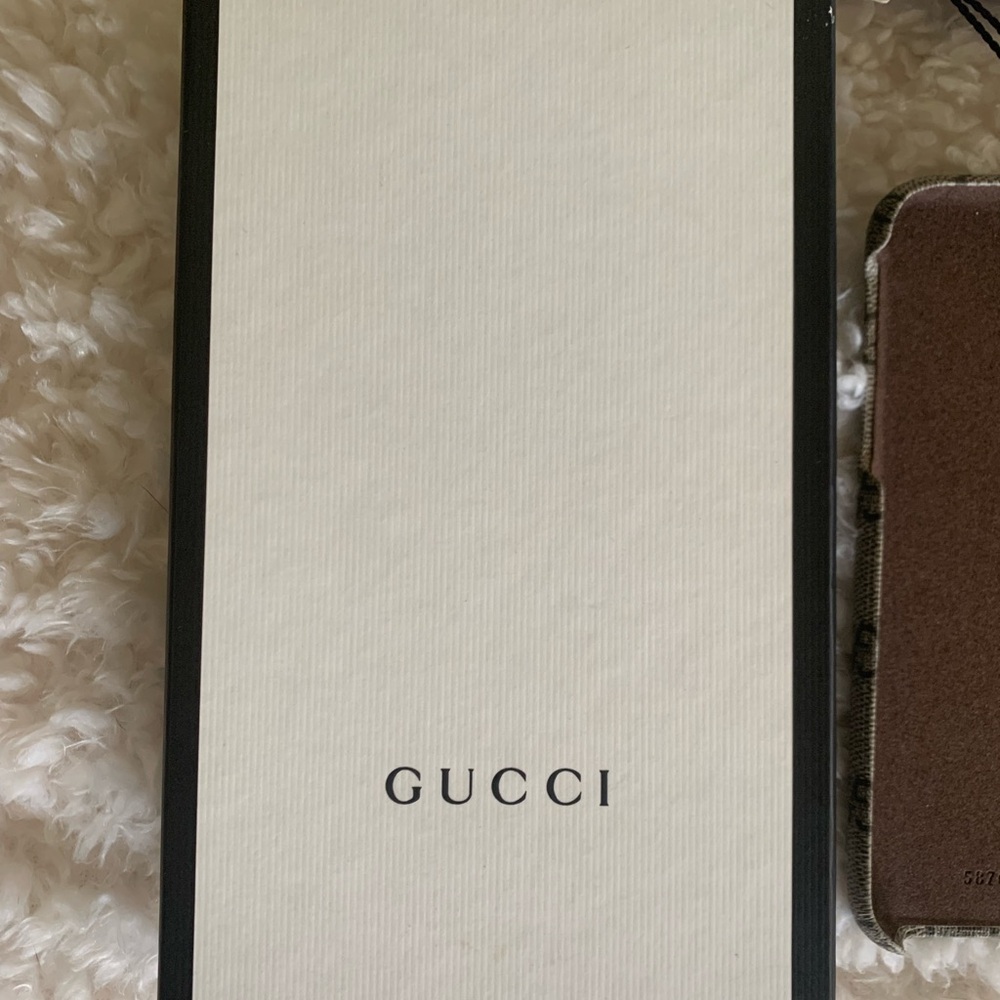 GUCCI- Authentic 🍀 BNIB! GG Ophidia Monogram X/XS iPhone Phone Case w/ COA - Picture 7 of 8